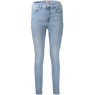 Tommy Hilfiger Light Blue Cotton Women Skinny Jean In Blue