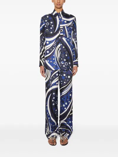 Pucci Shirt In Blue