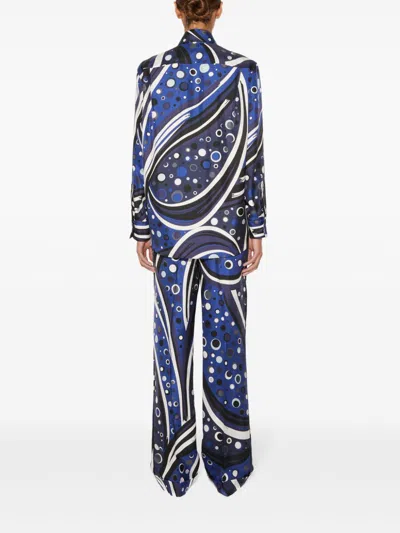 Pucci Shirt In Blue