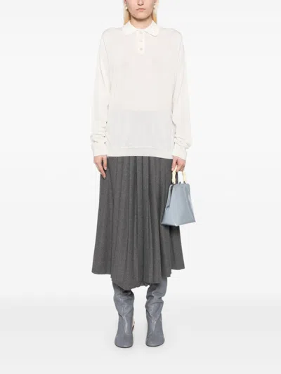 Maison Margiela Wool Shirt In White