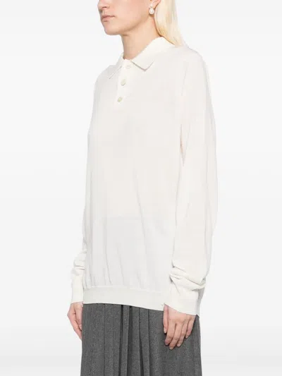 Maison Margiela Wool Shirt In White