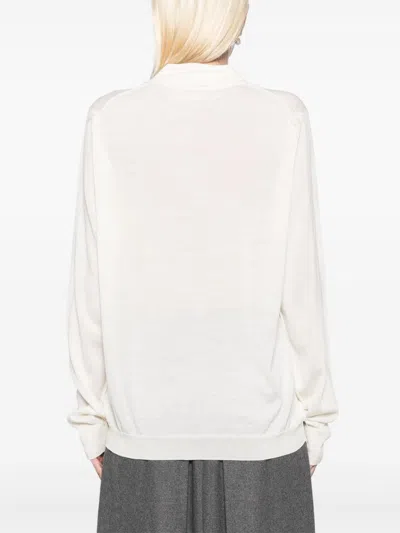 Maison Margiela Wool Shirt In White