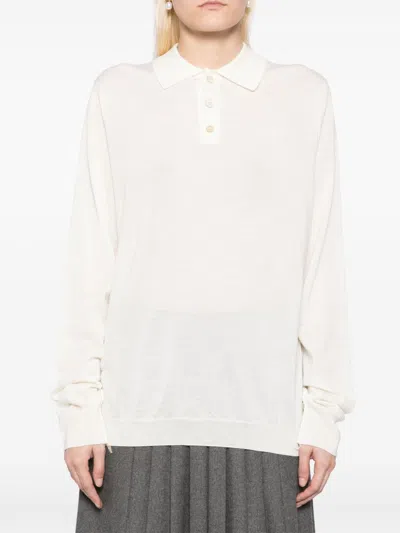 Maison Margiela Wool Shirt In White