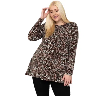 FASHNZFAB CHEETAH PRINT TUNIC 