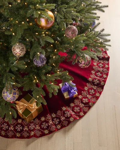 Shop Neiman Marcus Spiritual Christmas Tree Skirt