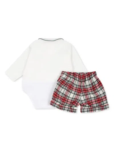 La Stupenderia Check-pattern Shorts In Red