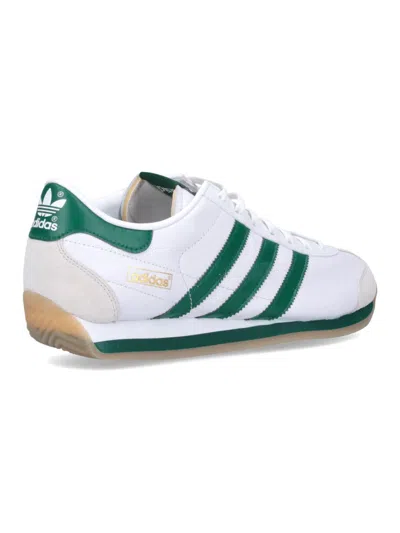 Adidas Originals Japan Country Sneakers Low-top Rubber Stripes In White