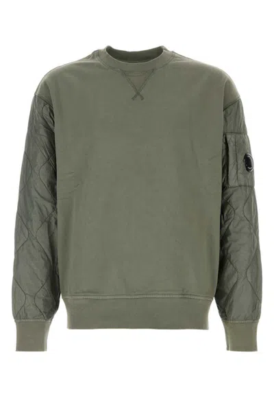 Shop C.p. Company Sweatshirts In Green