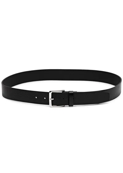 HUGO BOSS BOSS RONNIE GRAINED LEATHER BELT 