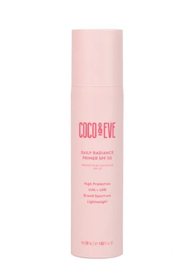 Coco And Eve Daily Radiance Primer Spf50 Sunscreen In Coco