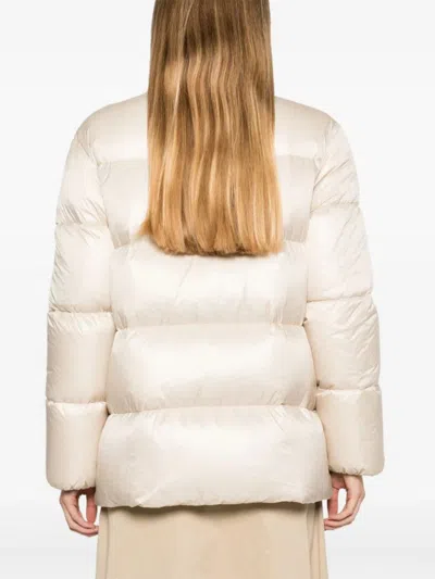 Peserico Down Jacket In Neutrals