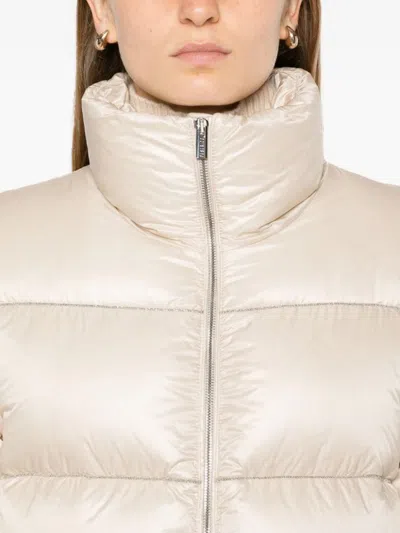Peserico Down Jacket In Neutrals