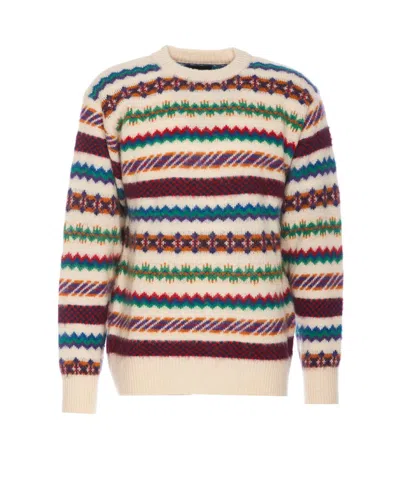 Howlin' A Woolen Wonder Jumper In Multicolour