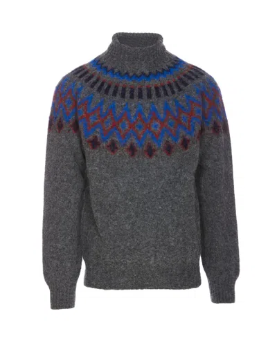 Shop Howlin' Howlin Sweaters In Grey