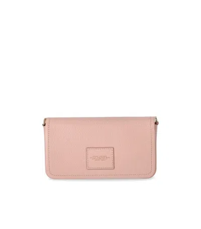 Marc Jacobs The Leather Mini Rose Handbag In Pink
