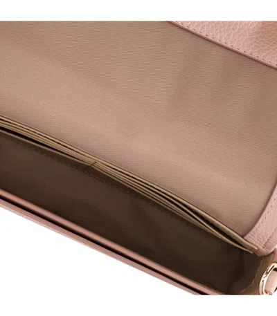 Marc Jacobs The Leather Mini Rose Handbag In Pink