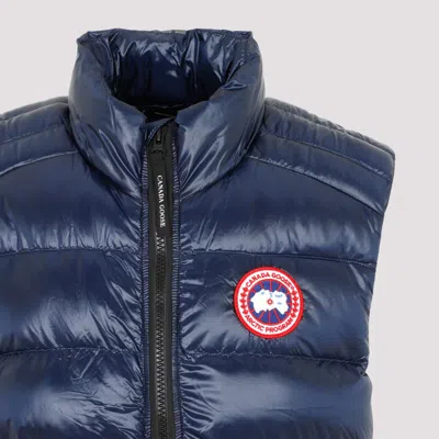 Shop Canada Goose Atlantic Navy Crofton Vest In Black