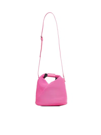 Mm6 Maison Margiela Tote In Carmine Rose