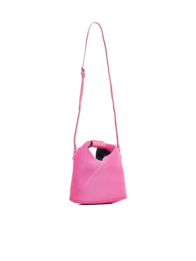 Mm6 Maison Margiela Tote In Carmine Rose