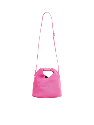 Mm6 Maison Margiela Tote In Carmine Rose