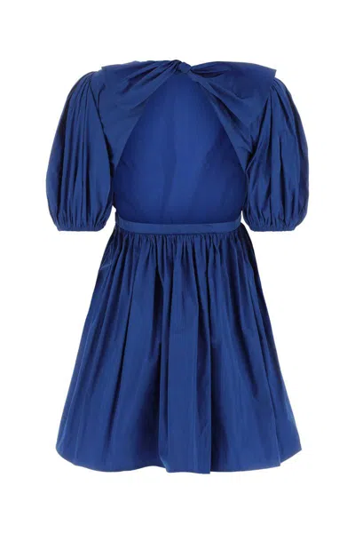 Shop Red Valentino Dress In Blue