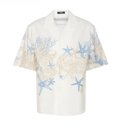 Shop Versace Shirts In White