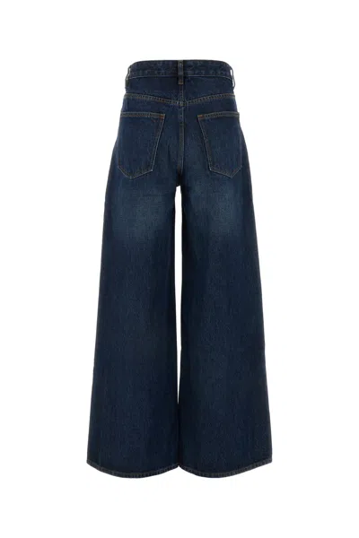 Camilla And Marc Two-tone Denim Palma Wide-leg Jeans In Blue