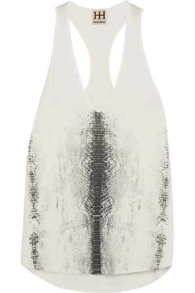 Haute Hippie Printed Modal Tank Top