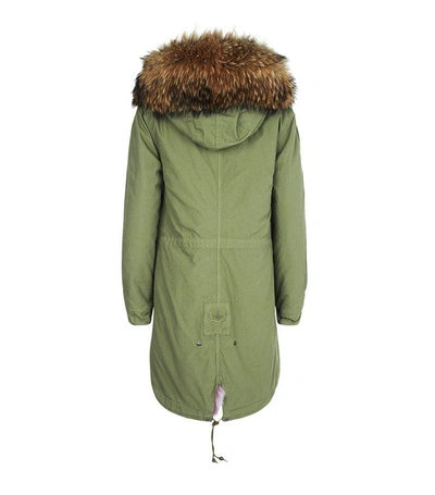 Shop Mr & Mrs Italy Fur Lined Long Parka