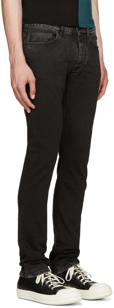 Shop Marcelo Burlon County Of Milan Black Slim Jeans