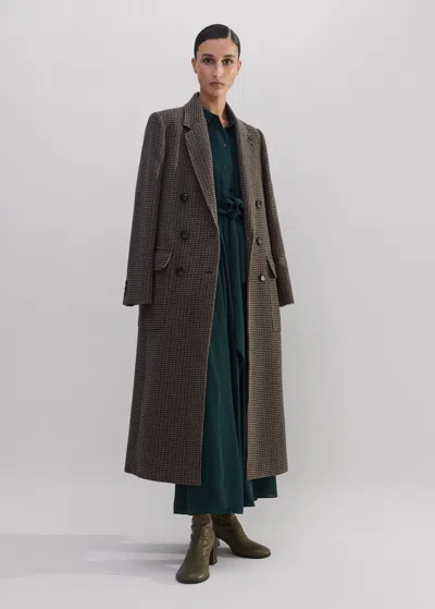 Me+em Pleated Maxi Shirt Dress + Belt In Gable Green