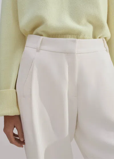 Me+em Forever Relaxed Tux Man Pant In Ivory