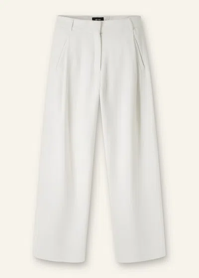 Shop Me+em Forever Relaxed Tux Man Pant In Ivory