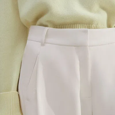 Me+em Forever Relaxed Tux Man Pant In Ivory