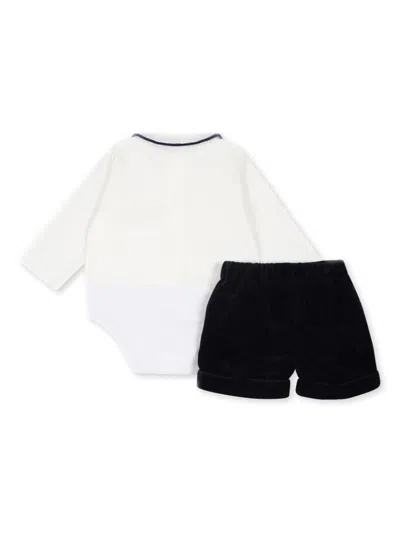 La Stupenderia Two-tone Baby Set In Blue