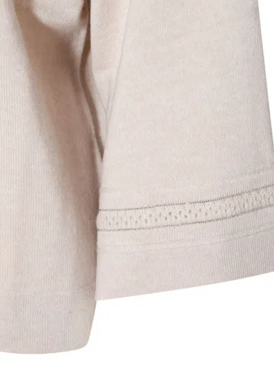 Fabiana Filippi Beige Wool Knitwear In Neutrals