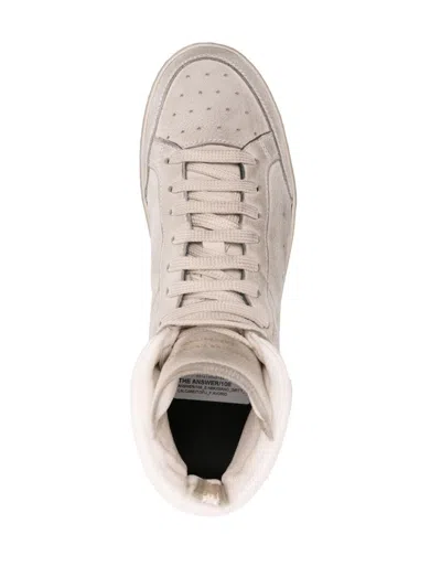 Officine Creative The Answer 108 High-top Sneakers In Grey