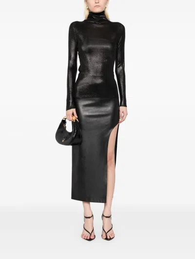 Tom Ford Roll-neck Jumper In Metallic