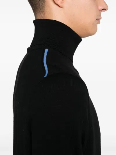 Ps By Paul Smith Merino Wool Sweater In Black
