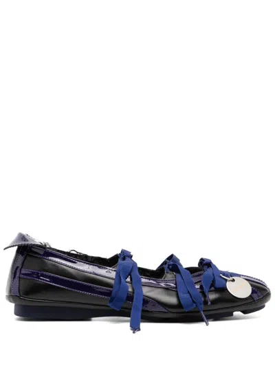 Kiko Kostadinov Lella Hybrid Shoes Pitch / Navy / Ink Midnight In Purple