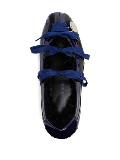 Kiko Kostadinov Lella Hybrid Shoes Pitch / Navy / Ink Midnight In Purple