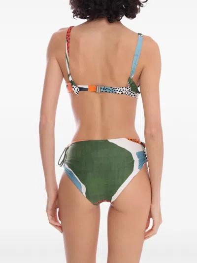 Lygia & Nanny Marcela Abstract-print Bikini Set In Orange