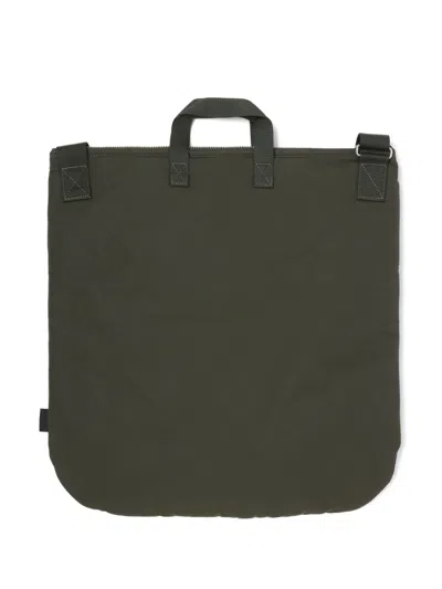 Comme Des Garçons Homme Deux X Porter Patchwork Messenger Bag In Green