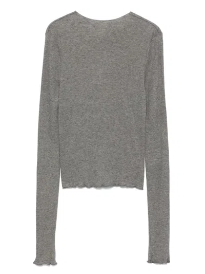 Shop Samsoe & Samsoe Sasonnet Cardigan In Grey