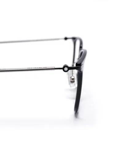 Montblanc Rectangle-frame Glasses In Black
