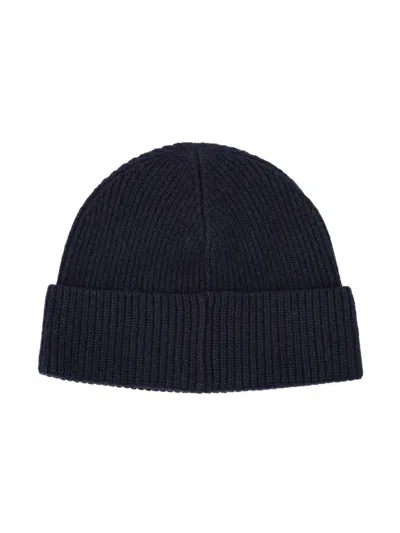 Polo Ralph Lauren Signature Pony Wool-blend Beanie Accessories In Blue