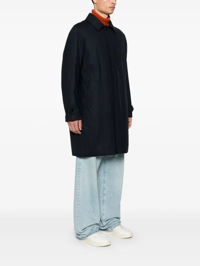 Aspesi Stroll Raincoat In Blue