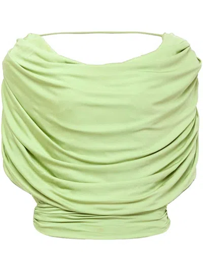 De La Vali Veda Top In Green
