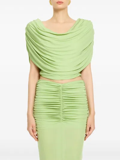 De La Vali Veda Top In Green