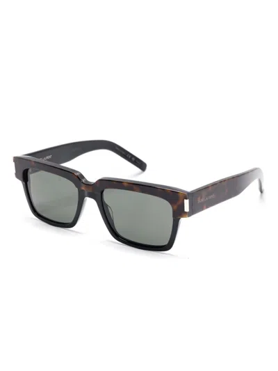 Saint Laurent Vadim Sunglasses In Brown